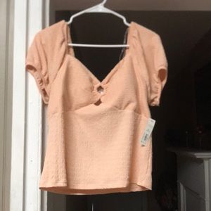 Women’s cute cropped shirt size XL